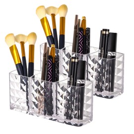 Saijer Dressing Table Organiser, Pack of 3 Make-Up Organiser Dressing Table Cosmetic Organiser Makeup Organiser Makeup Organiser Makeup Organiser Storage Makeup, d'Alene to