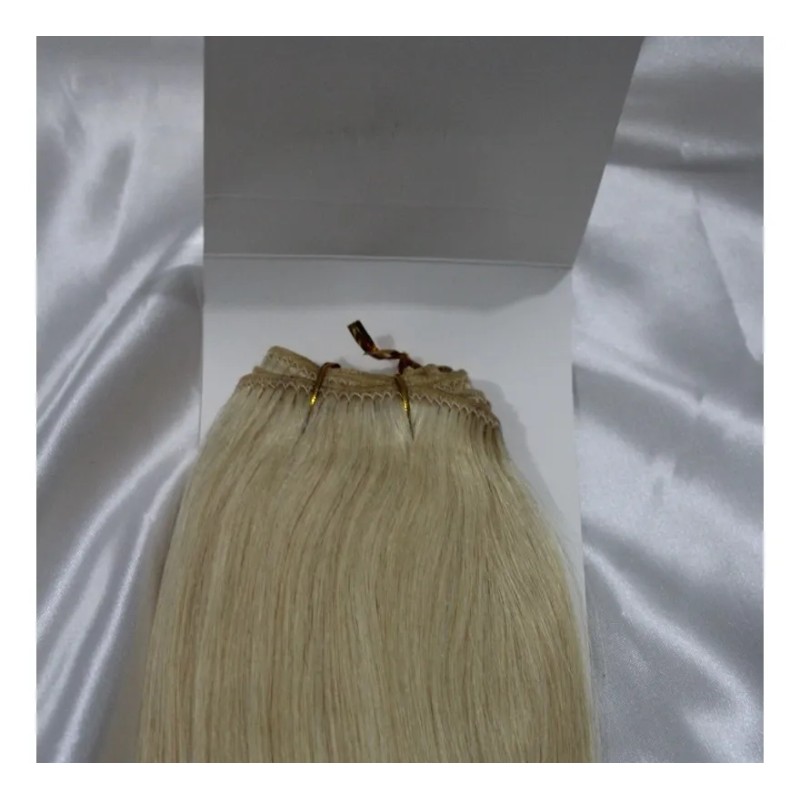 Extensión Cortina Pelo 100% Cabello Natural Humano 22 Rubia