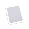 Universal 20818 Write-On/Erasable Indexes, Eight White Tabs, Letter, White