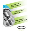 OZCHIN Aluminum Metal Tube Container 4.5-inch, 5 Pcs Portable Sealed