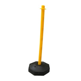 Sharplace 33inch Traffic Post Cone, Parking Post, Multipurpose for Construction Roads Traffic Caution, Yellow