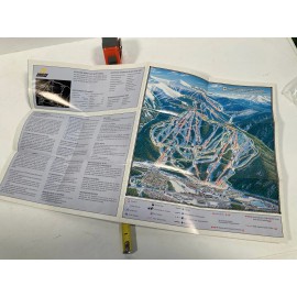 VTG Snow Ski Resort TRAIL Map KEYSTONE COlorado Mountain Guide 1982 1993