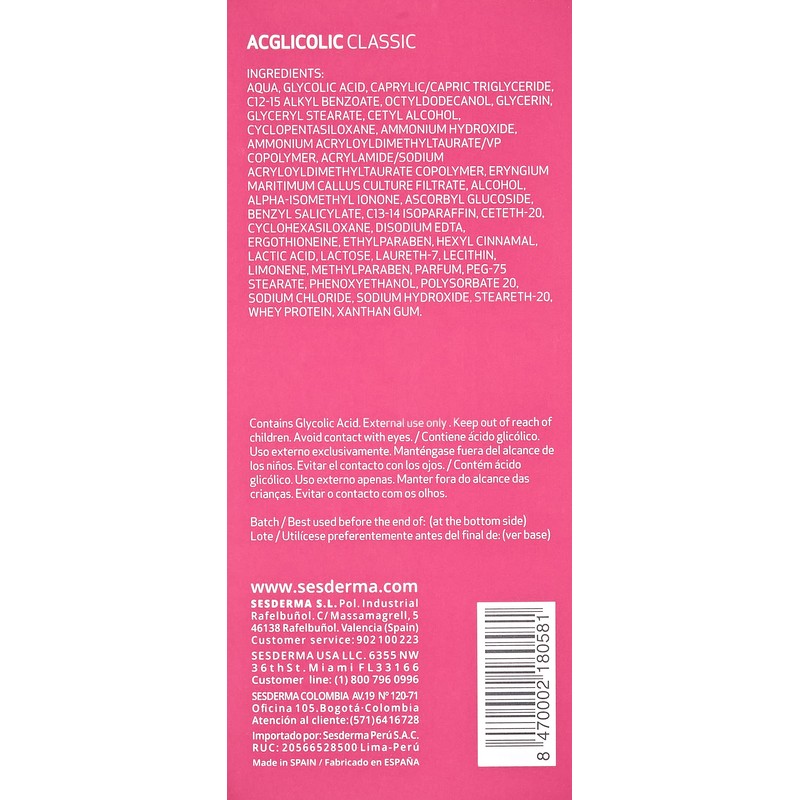 Sesderma Acglicolic Classic Body Milk 200ml