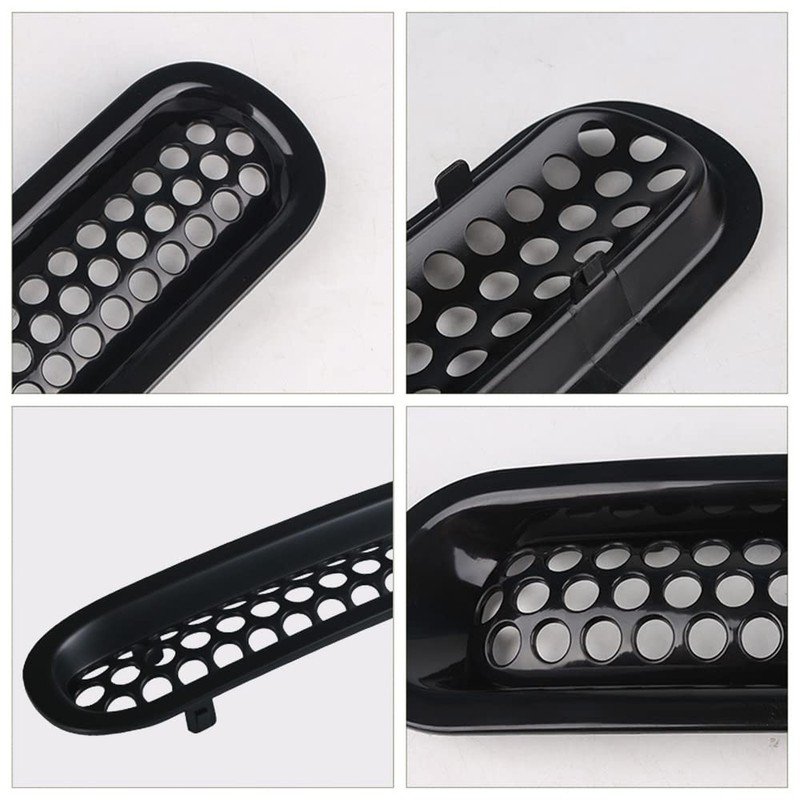 Mearo 7PCS Front Grill Mesh Inserts, Grill Inserts, Clip-on Grille