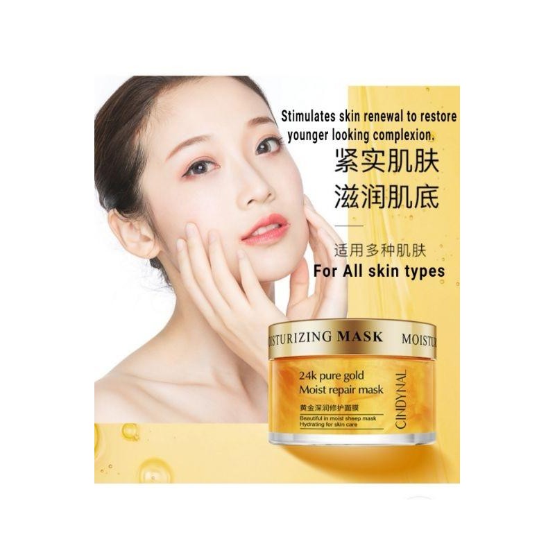 24k Pure Gold Moist Repair Mask/ Night cream (24k sleeping