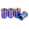 X AUTOHAUX 4pcs Wheel Tire Valve Stem Caps Universal with