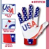 Football gloves American flag youth football gloves Sticky silicone Grip