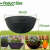 Sumloty 4 Pack 16 Inch Fabric Planter Basket Liner- Felt