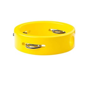 Bigjigs Toys Mini Tambourine - Wooden Percussion Instrument, Musical Instruments, Tambourines For Kids, Baby & Toddler Gifts, Age 10 Month Olds +