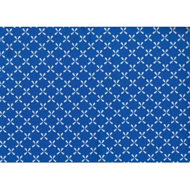 Joann Fabrics BTY Blue White X Crosshatch Floral Geo Print 100% Cotton Quilt Fabric YARD