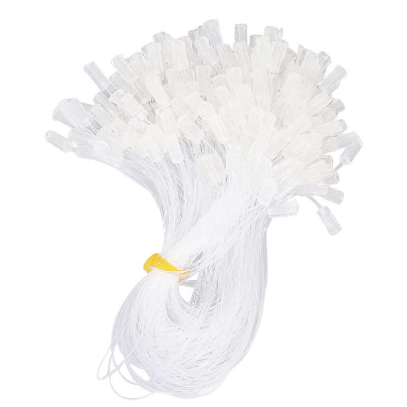 200pcs Invisible Fishing Line Elastic Wire for Hair Extensions Transparent