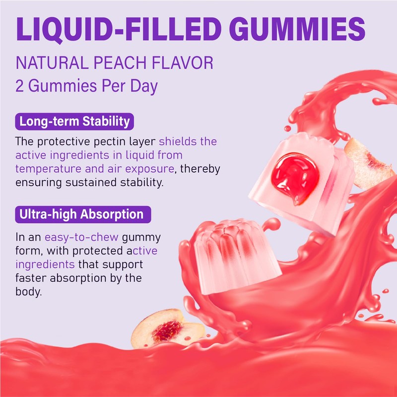 Edmmyliy Womens Multivitamin Gummy 50 and Over - Chewable Multi