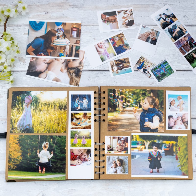 Bstorify Scrapbook Photo Albums 60 Pages (21 x 21 cm)