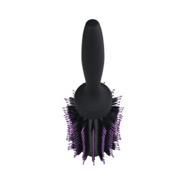 Wet Brush Volumizing Round Brush for Fine to Medium Hair - Salon Blow-Out, Less Pain & Breakage, Lightweight Boar Bristle Detangles & Removes Knots