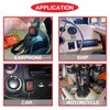 MKBKLLJY 2pcs Red Paste Type Switch Car Rocker Switch On/Off
