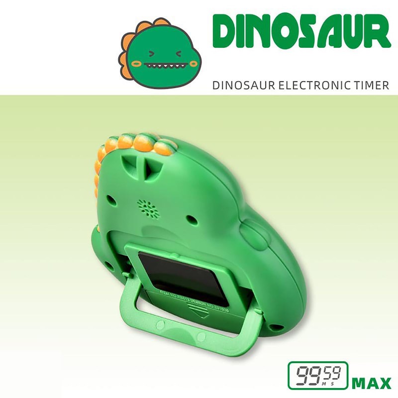 Digtal Dinosaur Kitchen Timer,LCD Display for Study Teaching Games