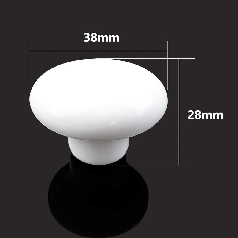 Ceramic Round Cabinet Handles Drawer Pulls Round Door Knobs For