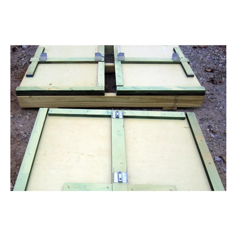 Generic W Style Galvanized Bee Hives Pallet clips 4 Piece