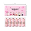 6Pcs Crystal Clear Flower Jelly Lipstick Set Long Lasting Moisturizing