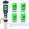 OPSLEA 5 in 1 TDS/EC/PH/Salt Content/Temperature Meter Digital Water Quality