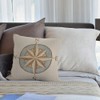 HGOD DESIGNS Nautical Compass Pillow Sofa Simple Home Decor Design