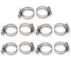 Stainless Steel Adjustable Hose Clamp Hose Band Pack of 10