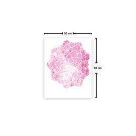 Le Jardin du Lin Bedruckte Baumwoll Taschen mit Kordelzug, Einkaufstasche, Beutel, Stoffsack, Stofftasche, Gemüsesack, Wiederverwendbare, Umweltfreundlich, Mehrzweck, Faltbar, Größe: 30x40 Cm