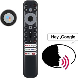 Universal Remote Control Replacement for TCL Android TV, Voice Remote Control with Smart TV Functions (RC902V FMR1)