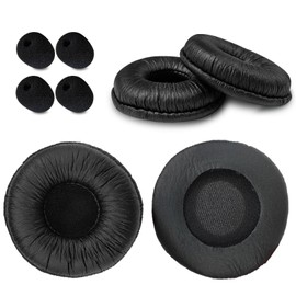 Plantronics Headphone Earpads 50mm Replacement Ear Cushions Covers Foam for Plantronics HW251N HW261N HW510 HW520 Blackwire C320 3210 3220 3320 Jabra PRO 920 930 9450 Biz 1500 GN2000 (4 Pack)