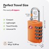 NOVLOCK TSA Approved Luggage Locks – Suitcase Padlock with 4-Digit
