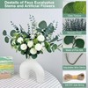 Artificial Greenery Stems Set 110 Pcs 8 Kinds of Faux