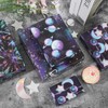 Vnaaem 12 Pcs Birthday Wrapping Paper Galaxy Space Gift Wrap