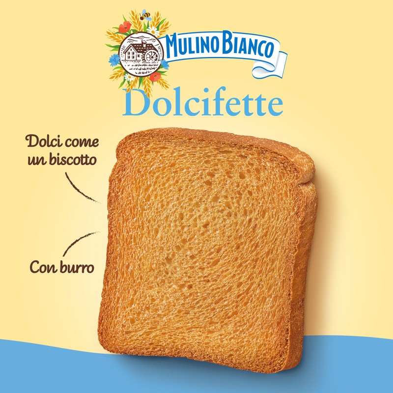 Mulino Bianco Fette Biscottate Dolcifette, 315g