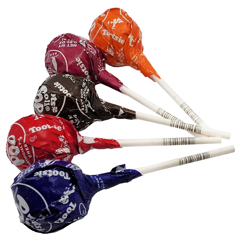 Fruidles Tootsie Giant Pops Lollipops Suckers, Assorted Flavors, Kosher Certified