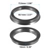X AUTOHAUX 72.6mm to 60.1mm Universal Car Hub Centric Rings