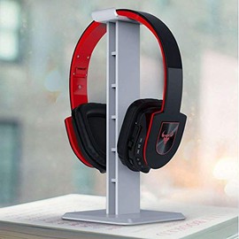 Alltravel Acrylic Headphone Stand, Headset Stand, Headphone Holder, Universal for on Ear and Medium Size Over Ear Headphones, Note: White Stand only, Headphones not Included