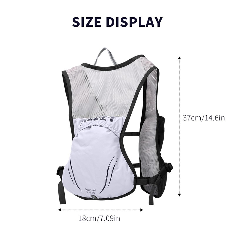 Running Vest for Women Men,Adjustable Chest Straps Running Hydration Vest,