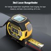 Mingzhe Medidor laser 3 en 1, Cinta Metrica Laser de