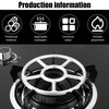 2 Pcs Multi-Function Gas Ring Reducer, Stove Top Gas Ring