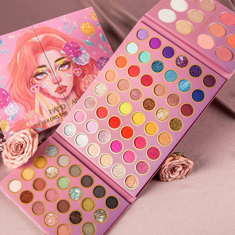 Eye Makeup Palette Set 84 Color Eyeshadow Pearl Matte Eye