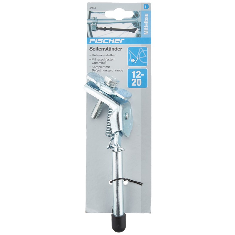 Fischer Child Bicycle Side Stand 12- 20 inch height adjustable