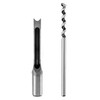 QWORK Square Hole Drill Bit, Woodworking Mortice Chisel 1/2 Inch