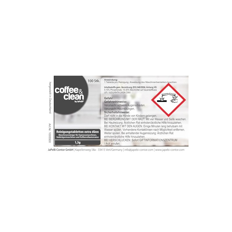 100 Cleaning Tablets 1.3 g Extra Thin for WMF Sage