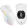 KUYHRF Gaming Mouse,RGB Wired Optical Gamer Mouse & 5 Backlit