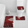 ArtSocket Christmas Bathroom Rugs and Mats Set 3 Piece, Christmas