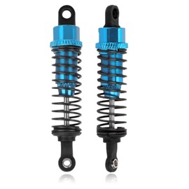 70mm Metal Shock Absorber Damper Suspension 2PCS Car Shock Absorbers for 1:16 RC Car Upgrade Parts Blue