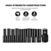 1/2 Inch Drive Hex Impact Socket Set 10-Piece Deep Socket