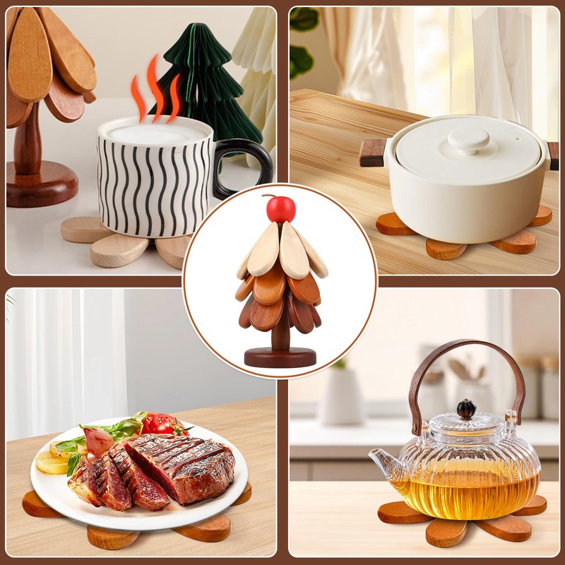 Tree Design Coasters - Wooden Trivet - Tree Trivet -