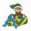 DMC Christmas Character Mini Cross Stitch Kit - Elf