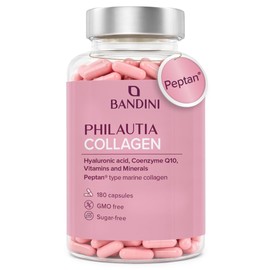 Bandini® Collagen Peptan® and Hyaluronic Acid 180 Capsules + Vitamin C